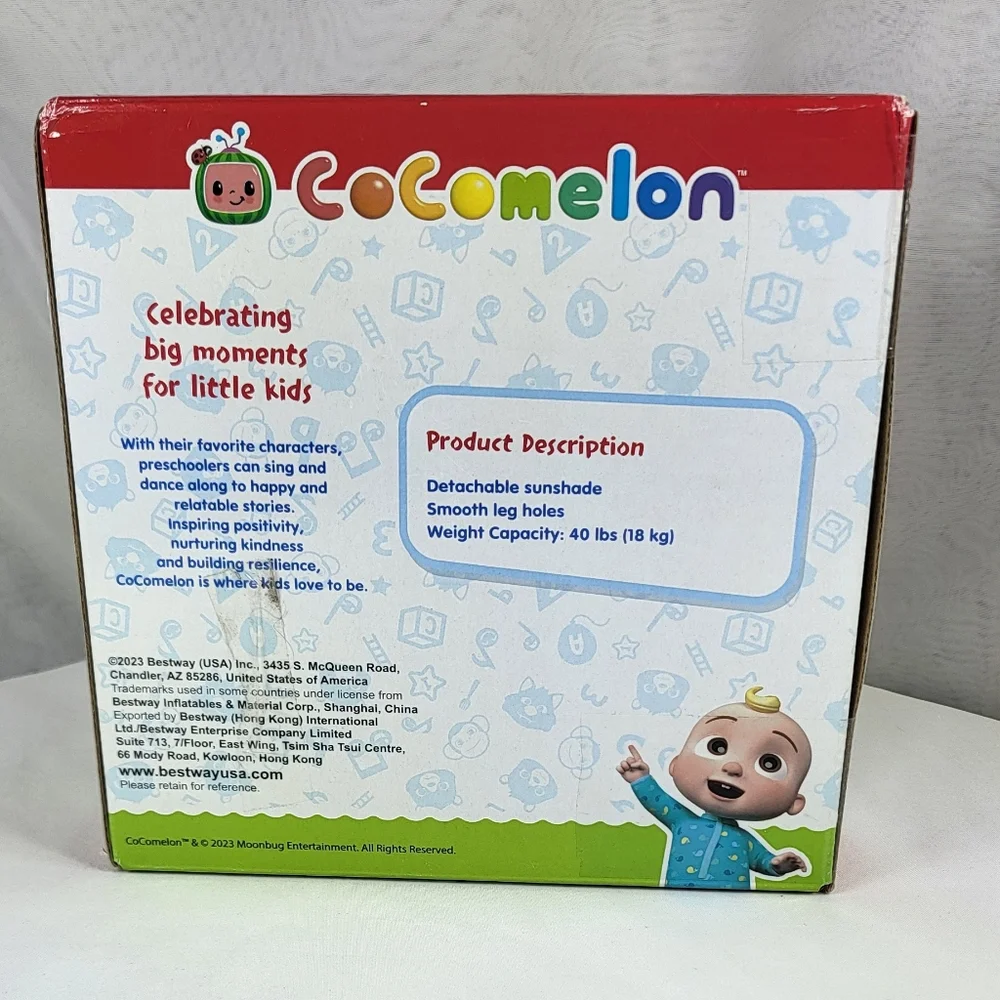Coco Melon Red and Blue Shaped Baby Boat